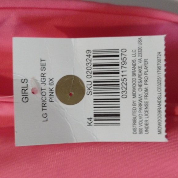 Pink Girls Tracksuit Set with bracelet nwt - Picture 5 of 6